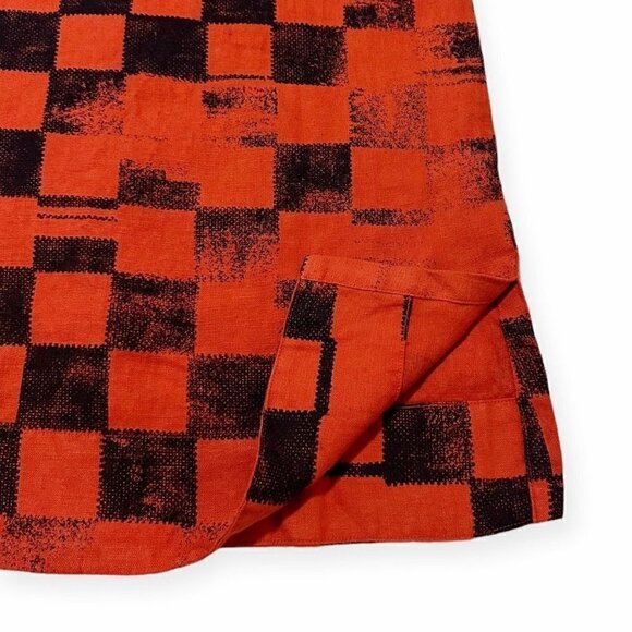 RAQUEL ALLEGRA Check Print Tank Dress in Ruby Checker, Size XS, New with Tags. - Picture 9 of 15